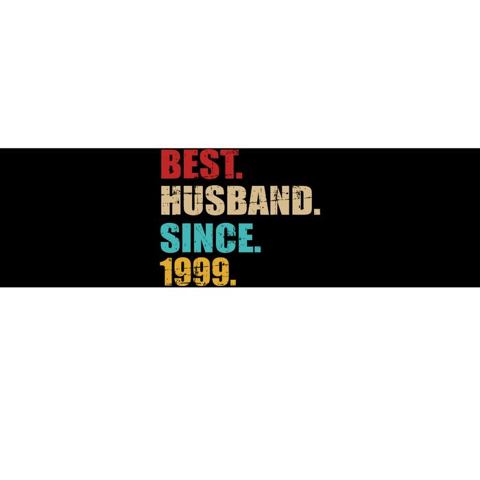 Best Husband Since 1999 For 25th Silver Wedding Anniversary Bumper Sticker