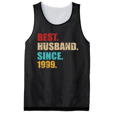 Best Husband Since 1999 For 25th Silver Wedding Anniversary Mesh Reversible Basketball Jersey Tank