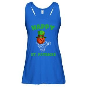 Basketball Happy St Patrick's Day Cute Gift Ladies Essential Flowy Tank