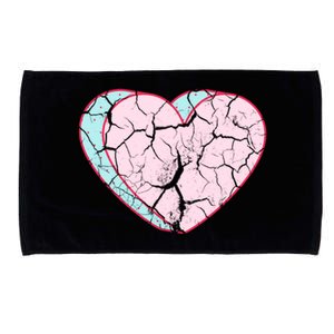 Broken Heart Single Awareness Anti Valentines Day Meaningful Gift Microfiber Hand Towel