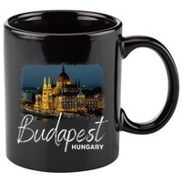 Budapest Hungary Souvenir Budapest 11oz C Handle Ceramic Mug