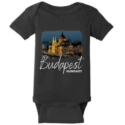 Budapest Hungary Souvenir Budapest Baby Bodysuit