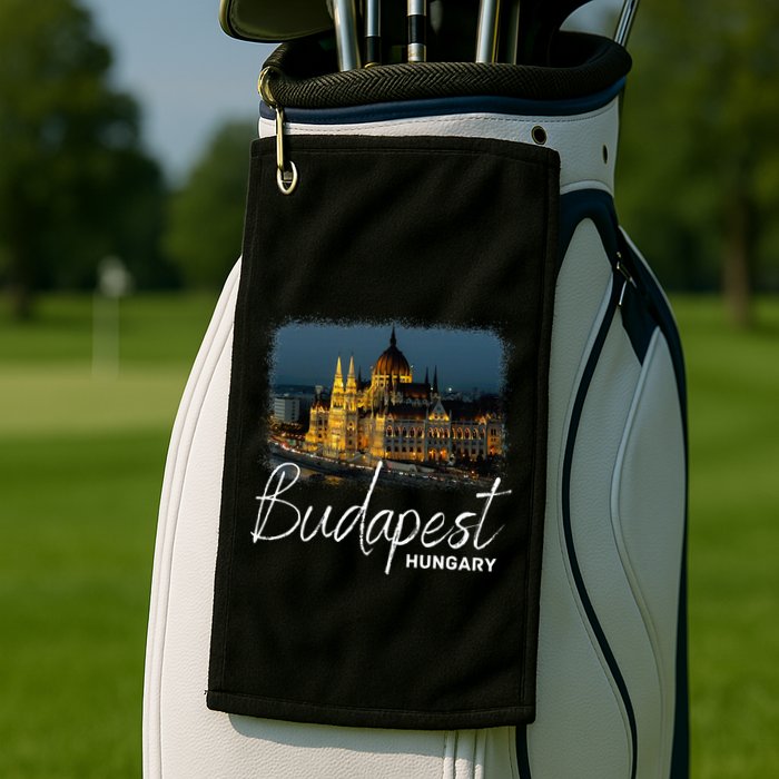 Budapest Hungary Souvenir Budapest Golf Towel