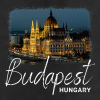 Budapest Hungary Souvenir Budapest Golf Towel