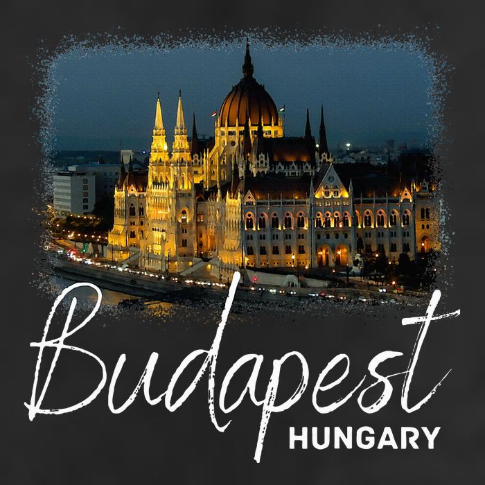 Budapest Hungary Souvenir Budapest Golf Towel