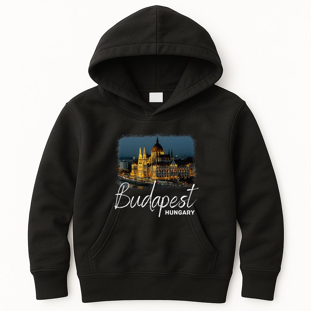Budapest Hungary Souvenir Budapest Kids Hoodie