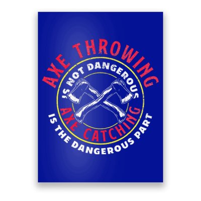 Beavaxe Hatchet Throwing Ax Thrower Axe Cater Pun Poster