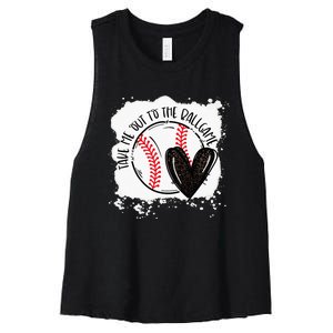 Ball Heart Take Me Out To Ball Game Ball Season .Png Women's Racerback Cropped Tank