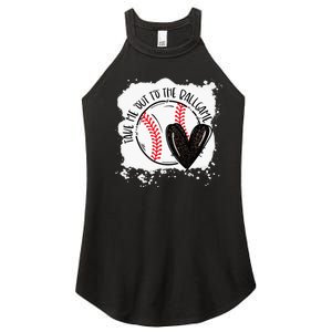 Ball Heart Take Me Out To Ball Game Ball Season .Png Women's Perfect Tri Rocker Tank