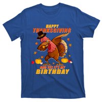 Birthday Happy Thanksgiving Dabbing Turkey Dab Gift T-Shirt