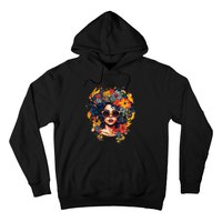 Black History T Shrits For Wo Afro Flower Hair Juneteenth Hoodie