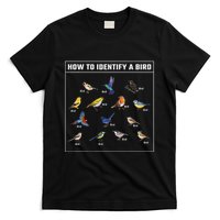 Birdwatcher How To Identify A Bird Bird Lover Birder T-Shirt