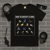 Birdwatcher How To Identify A Bird Bird Lover Birder T-Shirt