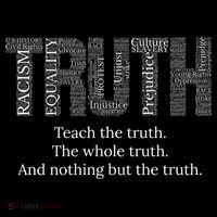 Black History Teach The Truth The Whole Truth And Nothing But The Truth Women's V-Neck T-Shirt
