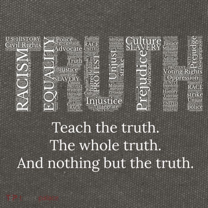 Black History Teach The Truth The Whole Truth And Nothing But The Truth Cotton Canvas Backpack