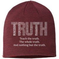 Black History Teach The Truth The Whole Truth And Nothing But The Truth Sustainable Beanie
