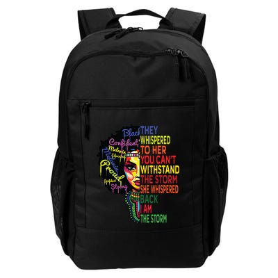 Black History T For Women I Am The Storm Juneteenth Backpack