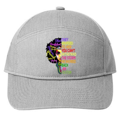 Black History T Shirts For Women I Am The Storm Juneteenth 7-Panel Snapback Hat