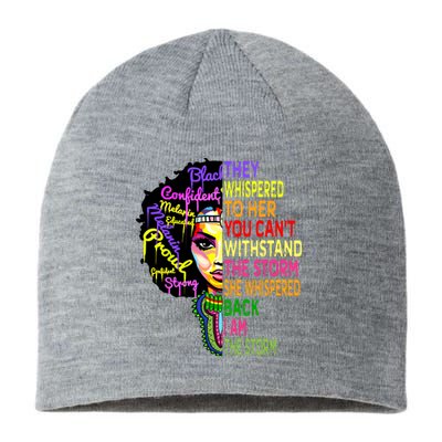 Black History T Shirts For Women I Am The Storm Juneteenth Sustainable Beanie