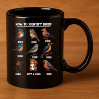 Bird How To Identify Birds Birds Lovers Watching 11oz C Handle Ceramic Mug