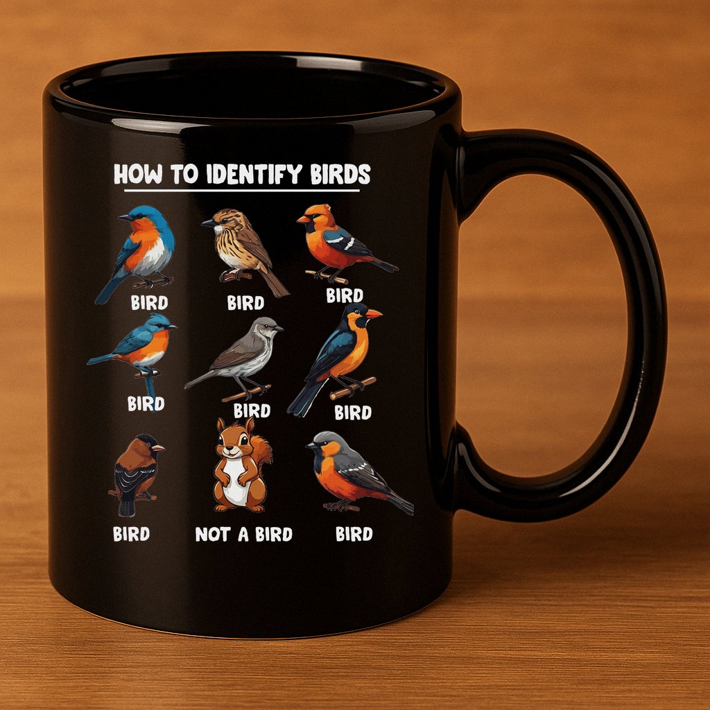 Bird How To Identify Birds Birds Lovers Watching 11oz C Handle Ceramic Mug