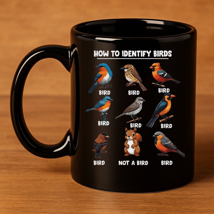 Bird How To Identify Birds Birds Lovers Watching 11oz C Handle Ceramic Mug