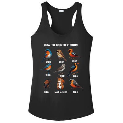 Bird How To Identify Birds Birds Lovers Watching Ladies PosiCharge Competitor Racerback Tank