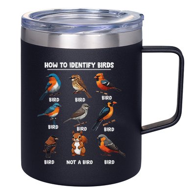 Bird How To Identify Birds Birds Lovers Watching 12oz Stainless Steel Coffee Mug
