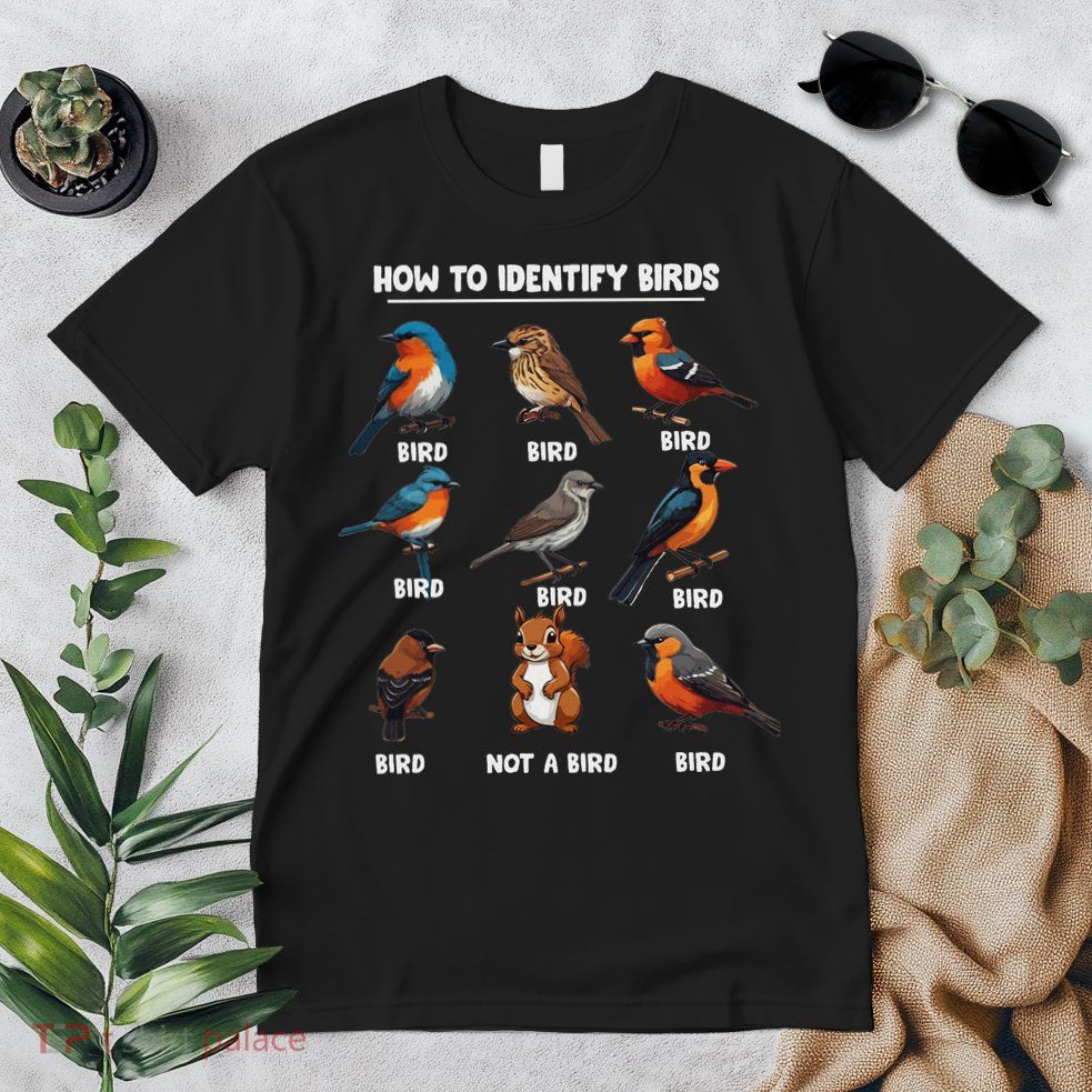 Bird How To Identify Birds Birds Lovers Watching Premium T-Shirt