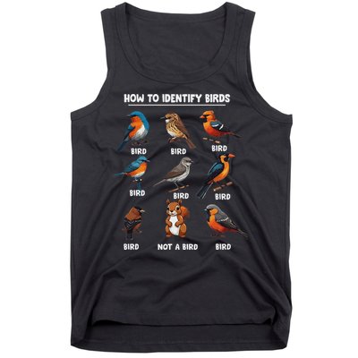 Bird How To Identify Birds Birds Lovers Watching Tank Top