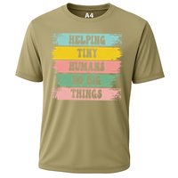 Brushstroke Helping Tiny Humans Do Big Things Speed Teacher Performance Shirt