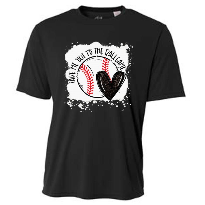 Ball Heart Take Me Out To Ball Game Ball Season Cooling Performance Crew T-Shirt