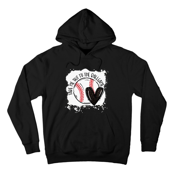 Ball Heart Take Me Out To Ball Game Ball Season Hoodie