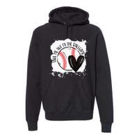 Ball Heart Take Me Out To Ball Game Ball Season Premium Hoodie