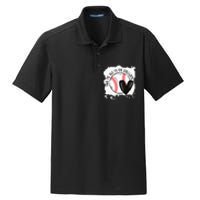 Ball Heart Take Me Out To Ball Game Ball Season Dry Zone Grid Polo