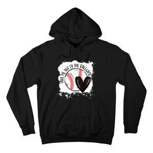 Ball Heart Take Me Out To Ball Game Ball Season Tall Hoodie