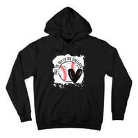 Ball Heart Take Me Out To Ball Game Ball Season Tall Hoodie