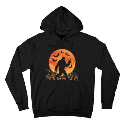 Bigfoot Halloween Trick Or Treat Rock On Sasquatch Graphic Hoodie