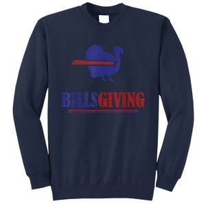 Billsgiving Happy Thanksgiving Chicken American Football Tall Sweatshirt