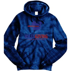 Billsgiving Happy Thanksgiving Chicken American Football Tie Dye Hoodie