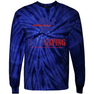 Billsgiving Happy Thanksgiving Chicken American Football Tie-Dye Long Sleeve Shirt