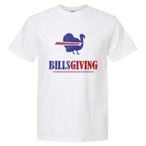 Billsgiving Happy Thanksgiving Chicken American Football Garment-Dyed Heavyweight T-Shirt