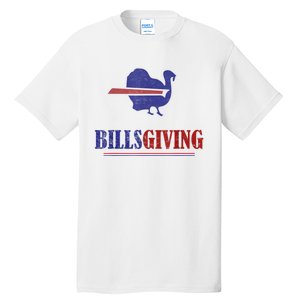 Billsgiving Happy Thanksgiving Chicken American Football Tall T-Shirt