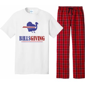 Billsgiving Happy Thanksgiving Chicken American Football Pajama Set