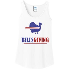 Billsgiving Happy Thanksgiving Chicken American Football Ladies Essential Tank