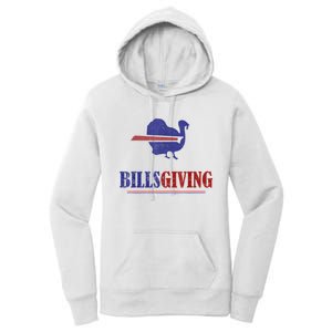 Billsgiving Happy Thanksgiving Chicken American Football Women's Pullover Hoodie