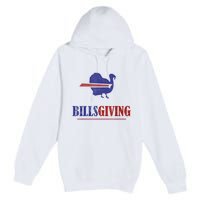 Billsgiving Happy Thanksgiving Chicken American Football Premium Pullover Hoodie