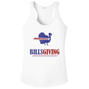 Billsgiving Happy Thanksgiving Chicken American Football Ladies PosiCharge Competitor Racerback Tank