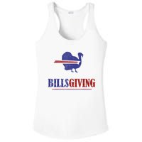 Billsgiving Happy Thanksgiving Chicken American Football Ladies PosiCharge Competitor Racerback Tank