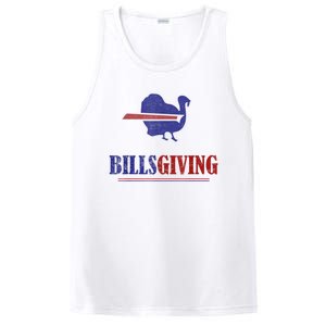 Billsgiving Happy Thanksgiving Chicken American Football PosiCharge Competitor Tank